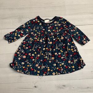 Hanna andersson floral dress 3/6‎ months